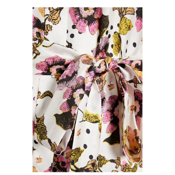 DIANE VON FURSTENBERG Prita Printed Silk-twill Mini Shirt Dress Size 12 DVF - Picture 4 of 14